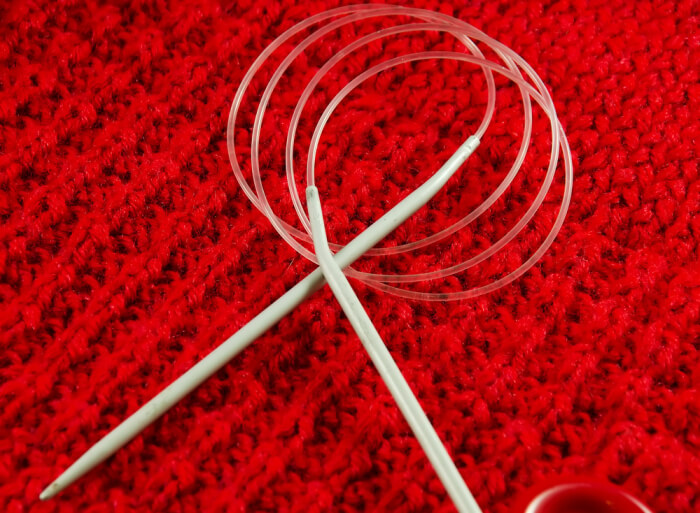 Size 13 Circular Knitting Needles 16 Inch Set Round Metal Kit